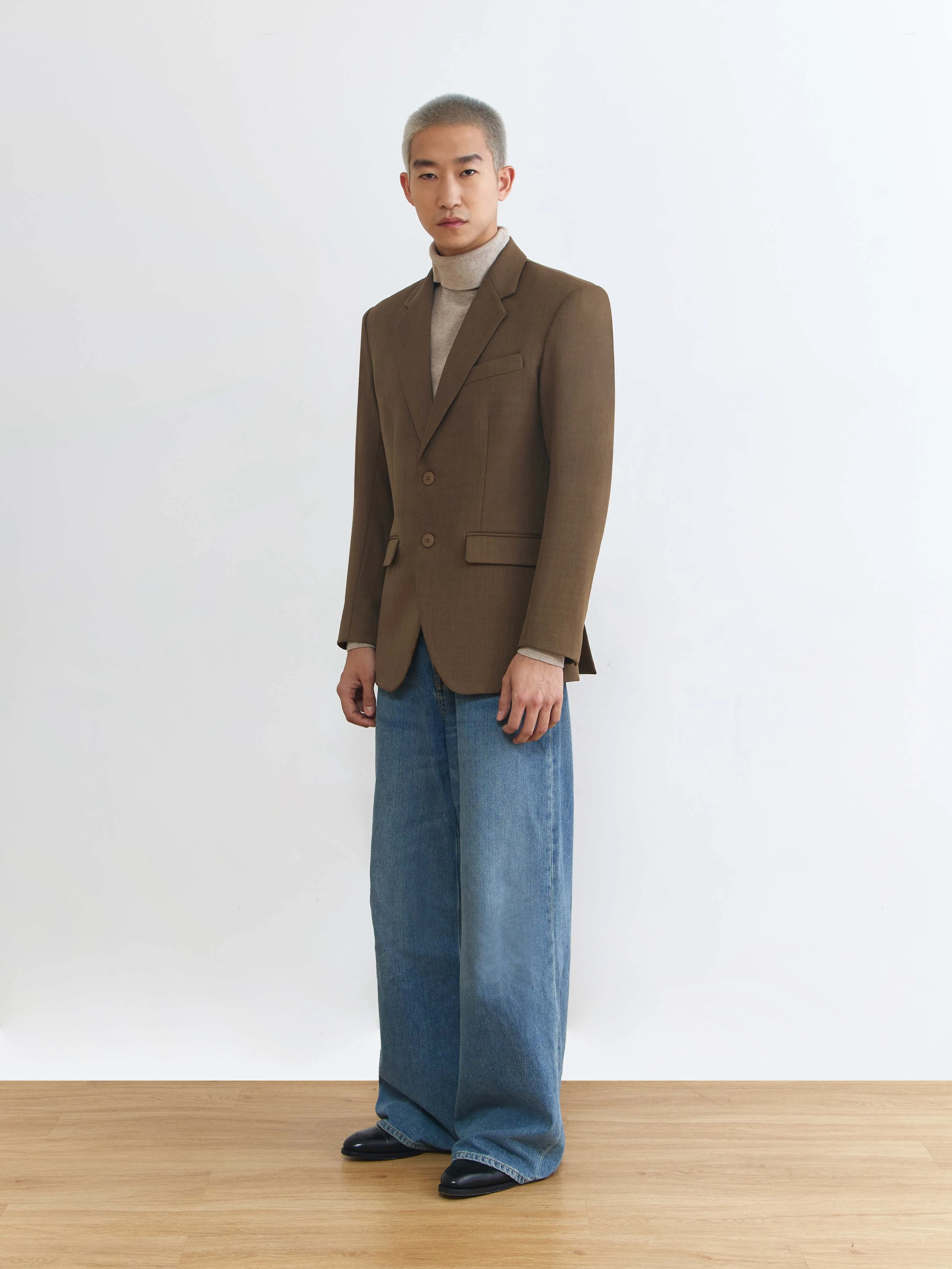 BASIC PECAN SLIM FIT BLAZER sold by BLZR.ID product image thumbnail 3