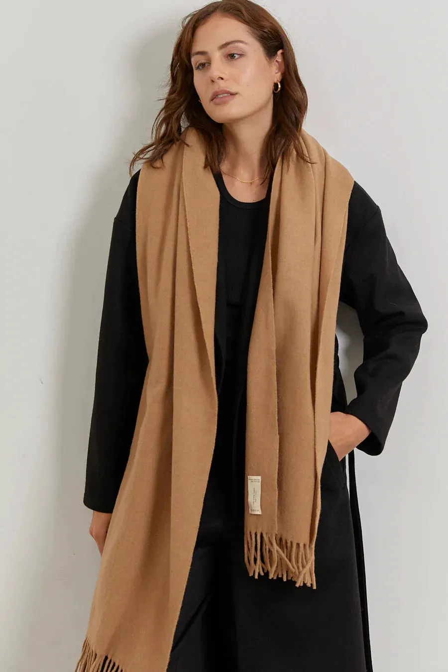 woven scarf - camel sold by collab zurich product image thumbnail 3