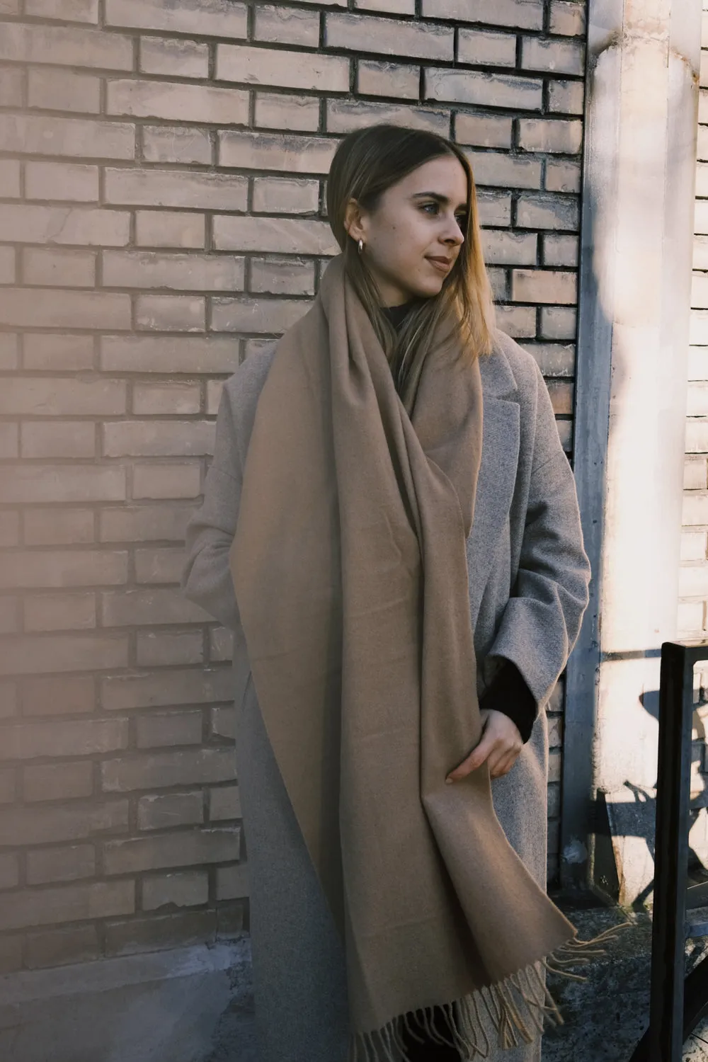 woven scarf - camel sold by collab zurich product image thumbnail 2