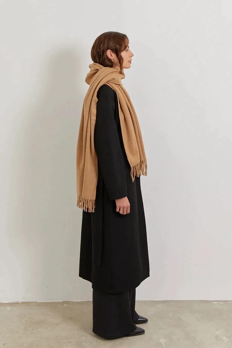 woven scarf - camel sold by collab zurich product image thumbnail 4