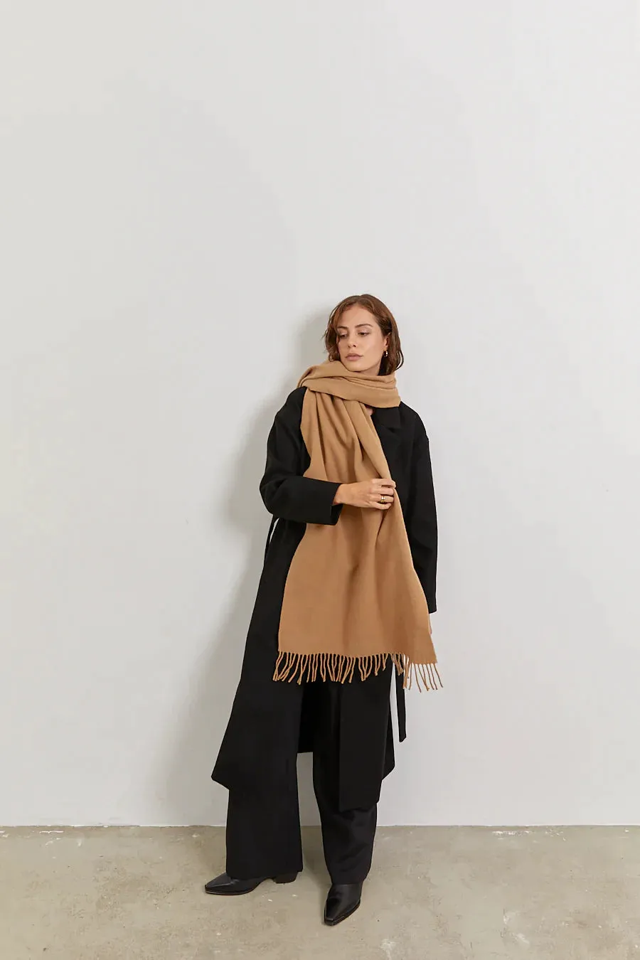 woven scarf - camel sold by collab zurich product image thumbnail 5