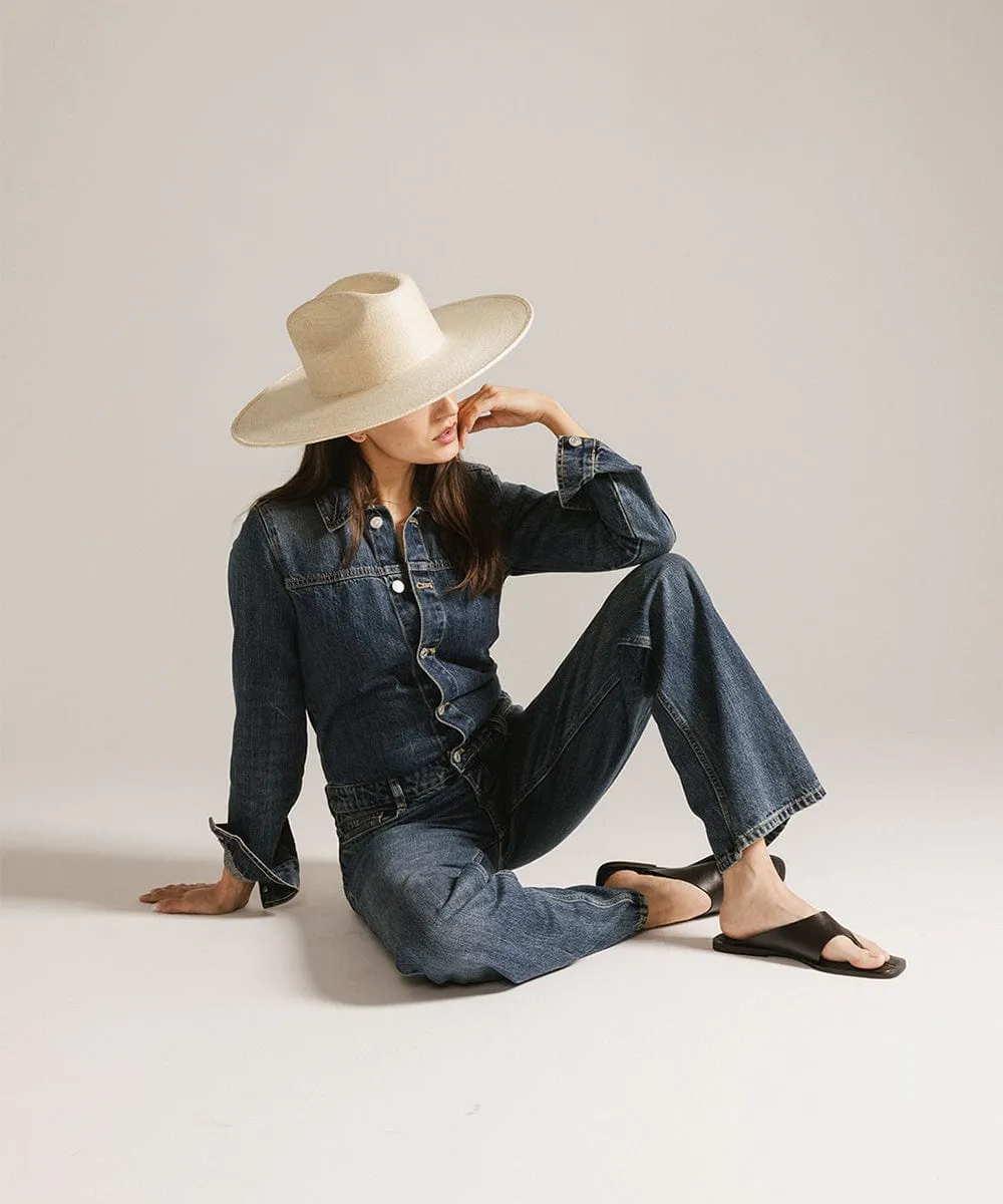 Tate Western Wide Brim Straw Hat sold by Gigi Pip product image thumbnail 5