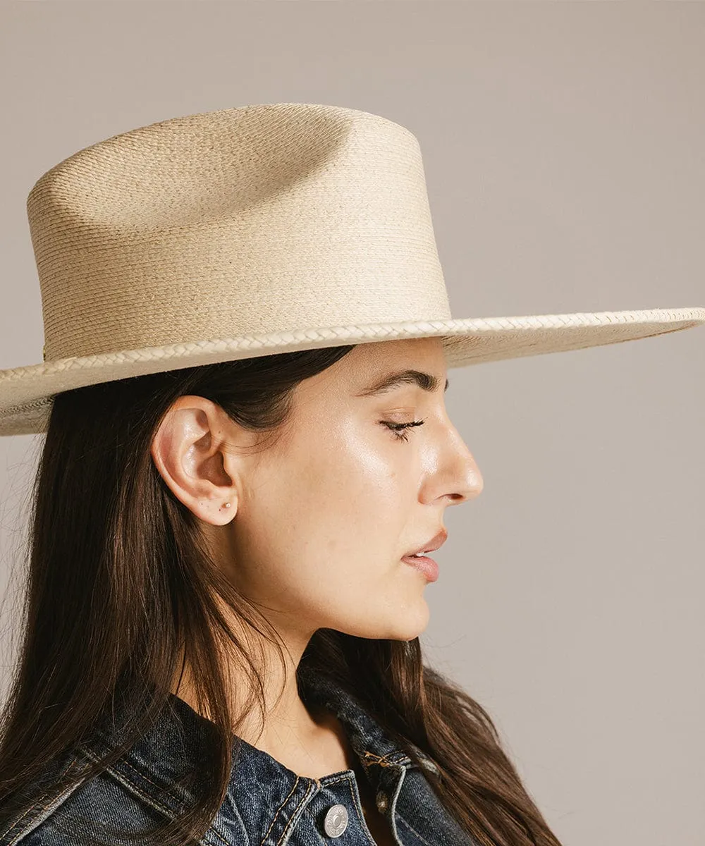 Tate Western Wide Brim Straw Hat sold by Gigi Pip product image thumbnail 4