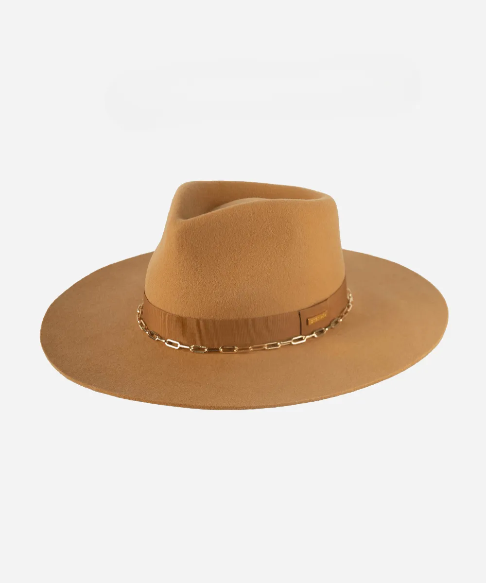 Raine Wide Brim Fedora - Honeycomb BLEMISHED sold by Gigi Pip