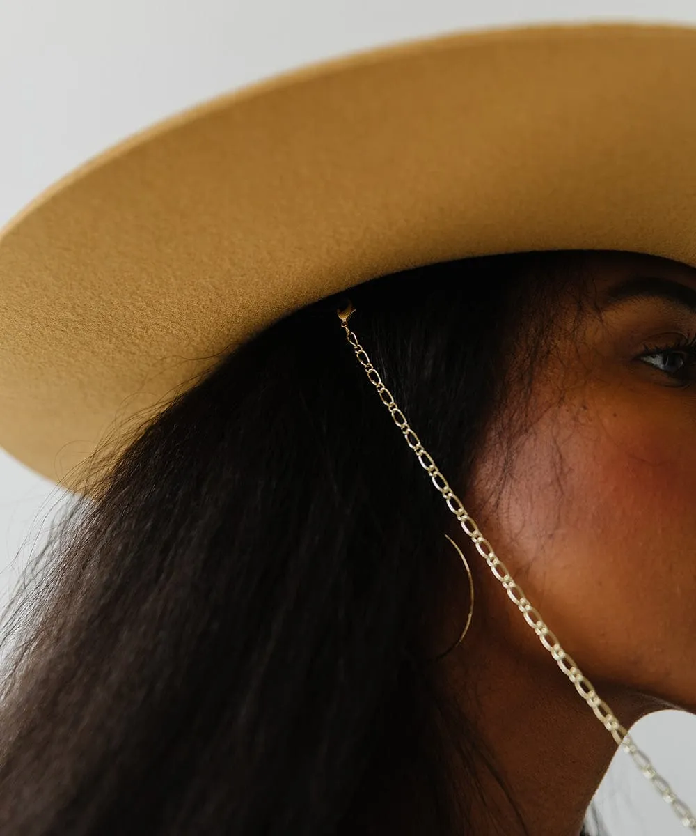 Raine Wide Brim Fedora - Honeycomb BLEMISHED sold by Gigi Pip product image thumbnail 4