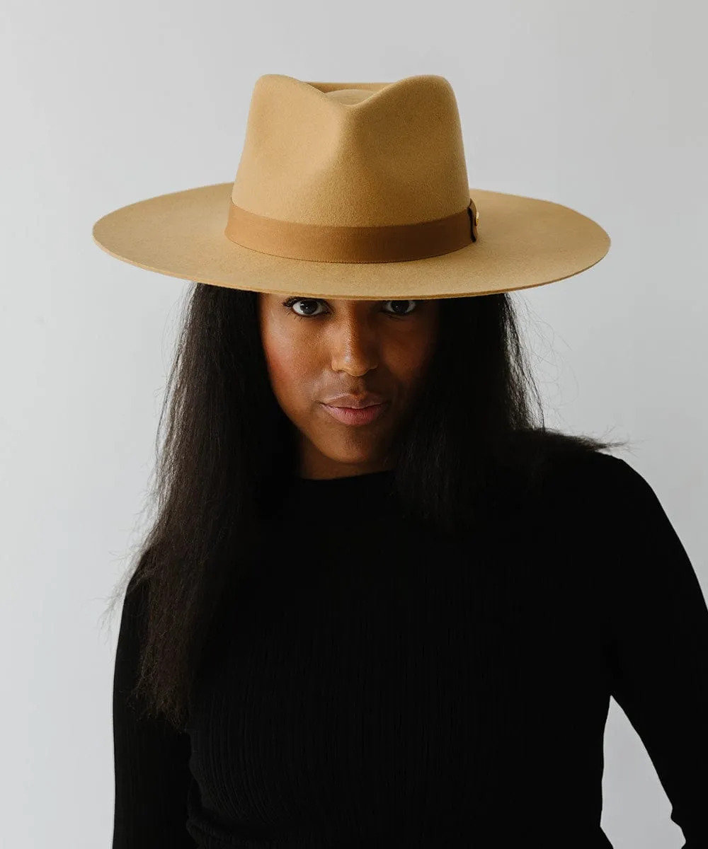 Raine Wide Brim Fedora - Honeycomb BLEMISHED sold by Gigi Pip product image thumbnail 2