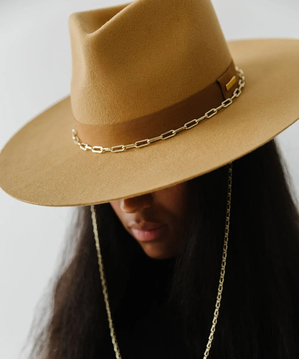 Raine Wide Brim Fedora - Honeycomb BLEMISHED sold by Gigi Pip product image thumbnail 3