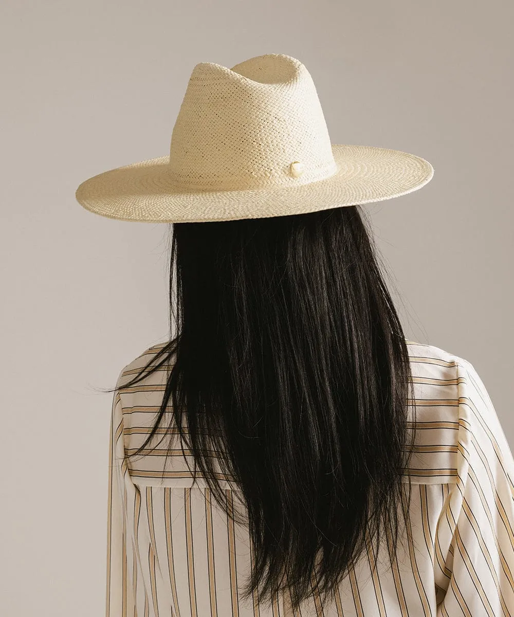 Faye Wide Fedora Straw Hat sold by Gigi Pip product image thumbnail 5