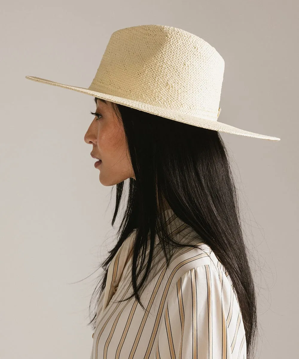 Faye Wide Fedora Straw Hat sold by Gigi Pip product image thumbnail 4