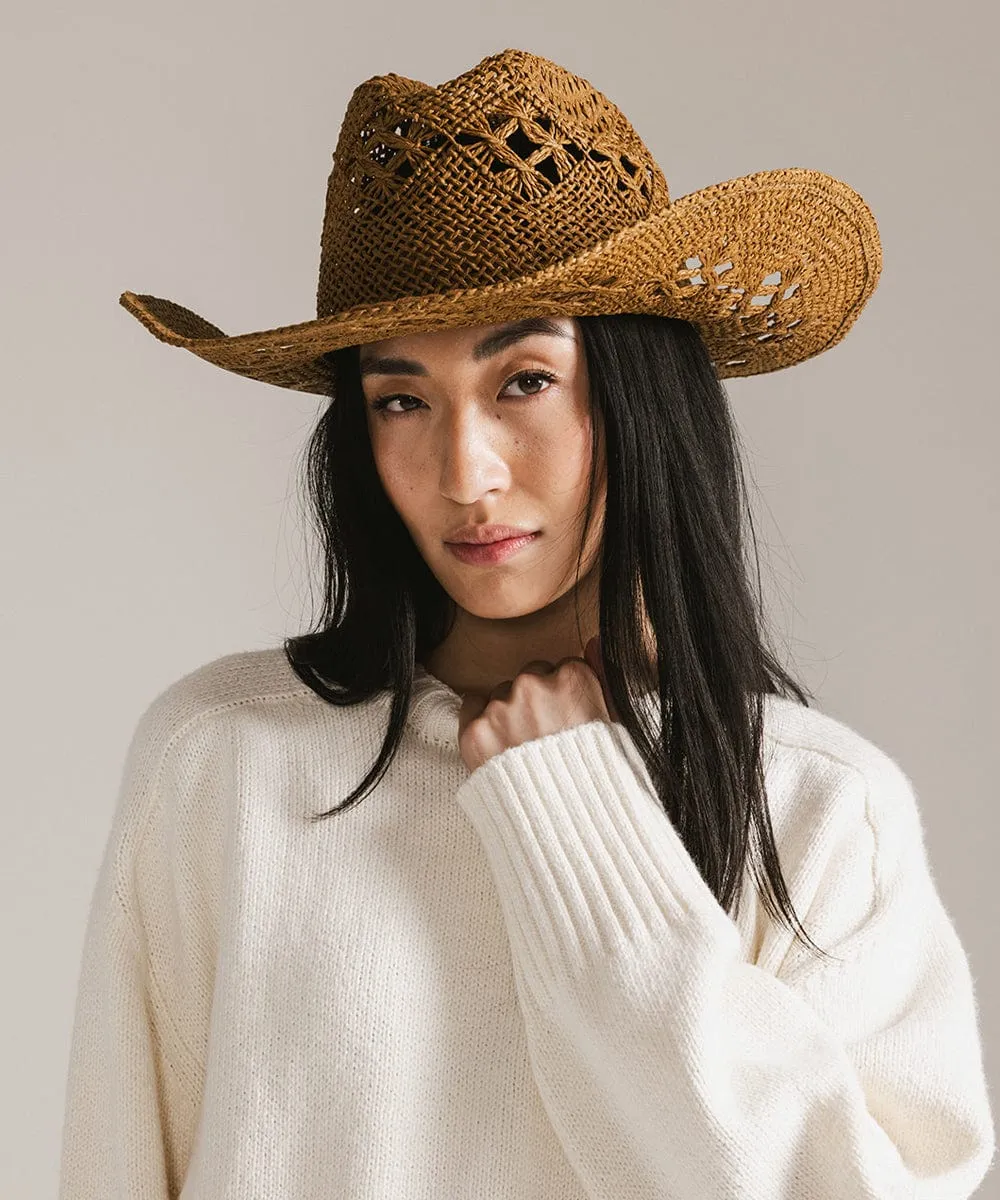 Remy Vented Straw Cowboy Hat sold by Gigi Pip product image thumbnail 2