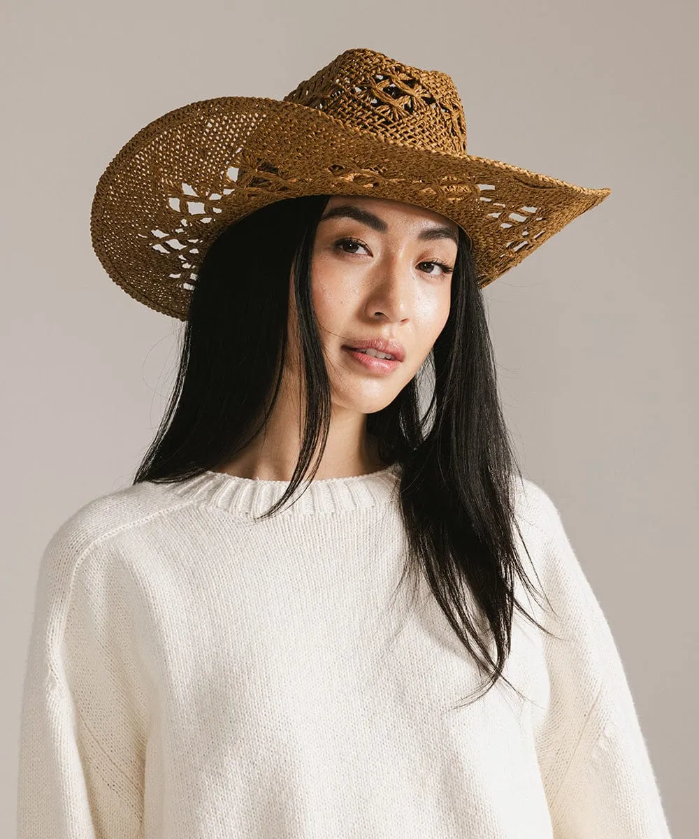 Remy Vented Straw Cowboy Hat sold by Gigi Pip product image thumbnail 3