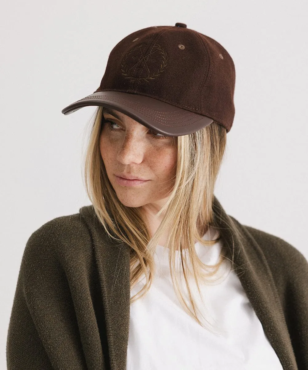 Aven Leather Ballcap sold by Gigi Pip product image thumbnail 4