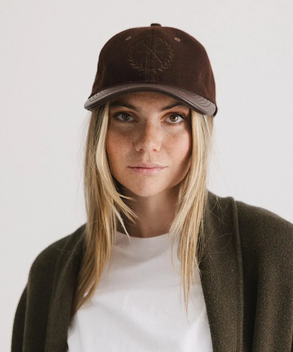 Aven Leather Ballcap sold by Gigi Pip product image thumbnail 3