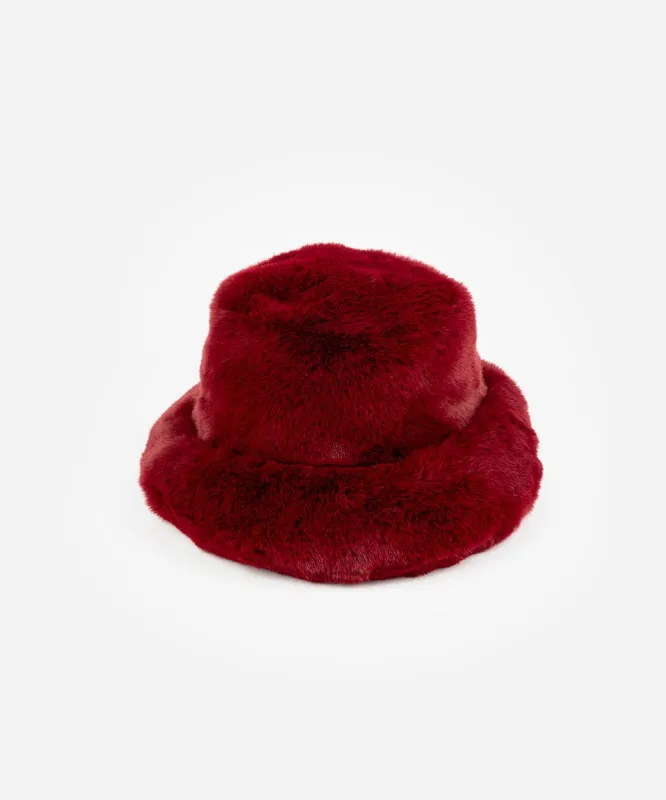Parker Faux Fur Bucket Hat made by Gigi Pip