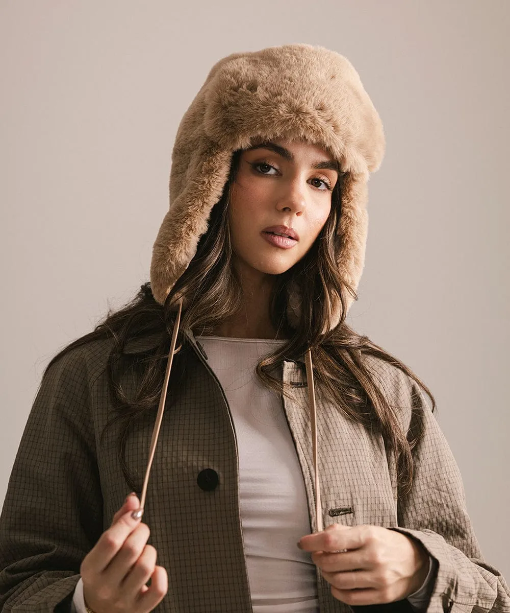 Logan Faux Fur Trapper Hat sold by Gigi Pip product image thumbnail 2