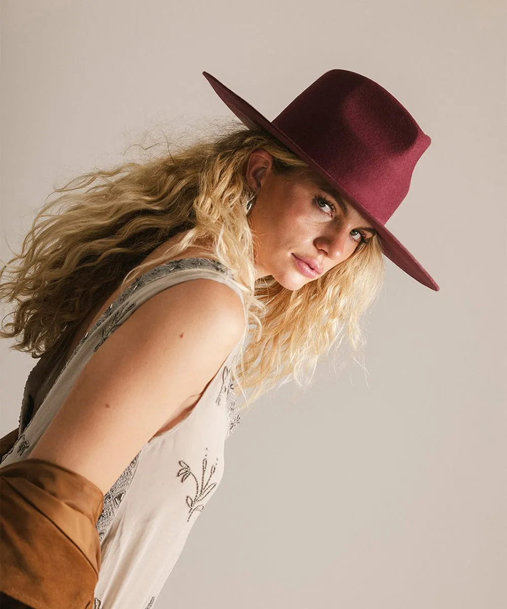 Wesley Wide Brim Fedora Hat sold by Gigi Pip product image thumbnail 5