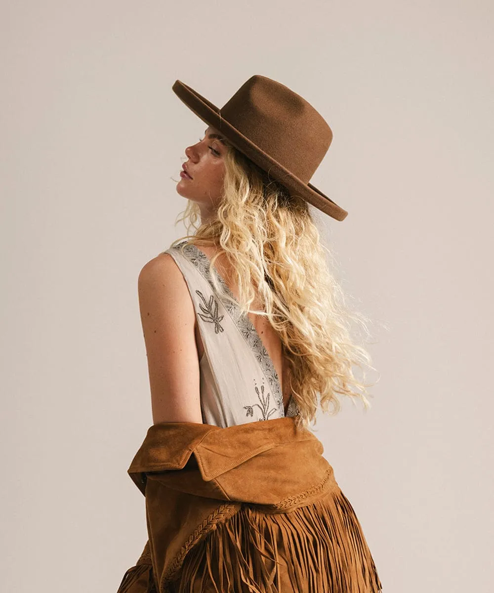 Maude Pencil Brim Fedora Hat sold by Gigi Pip product image thumbnail 5