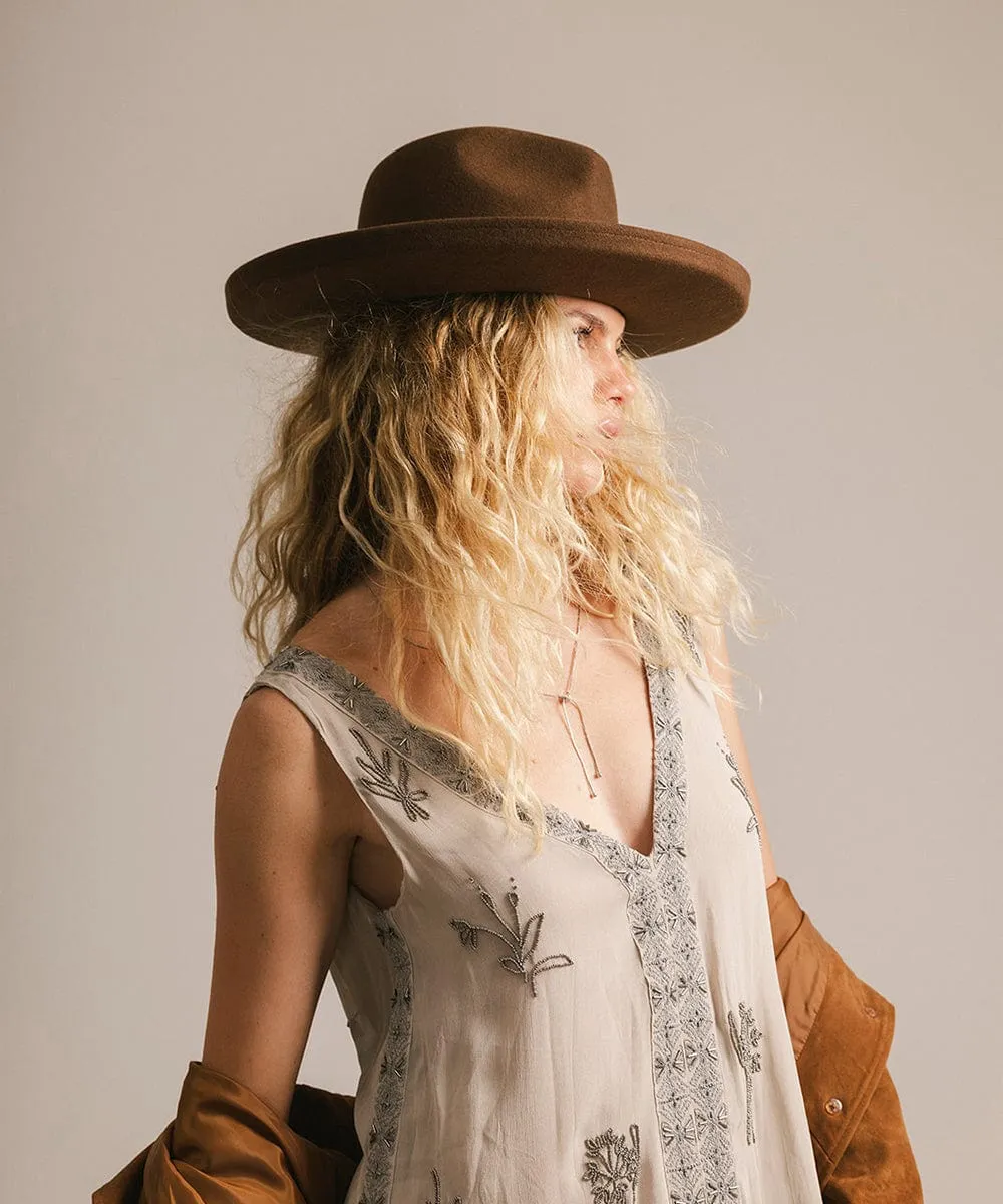 Maude Pencil Brim Fedora Hat sold by Gigi Pip product image thumbnail 3