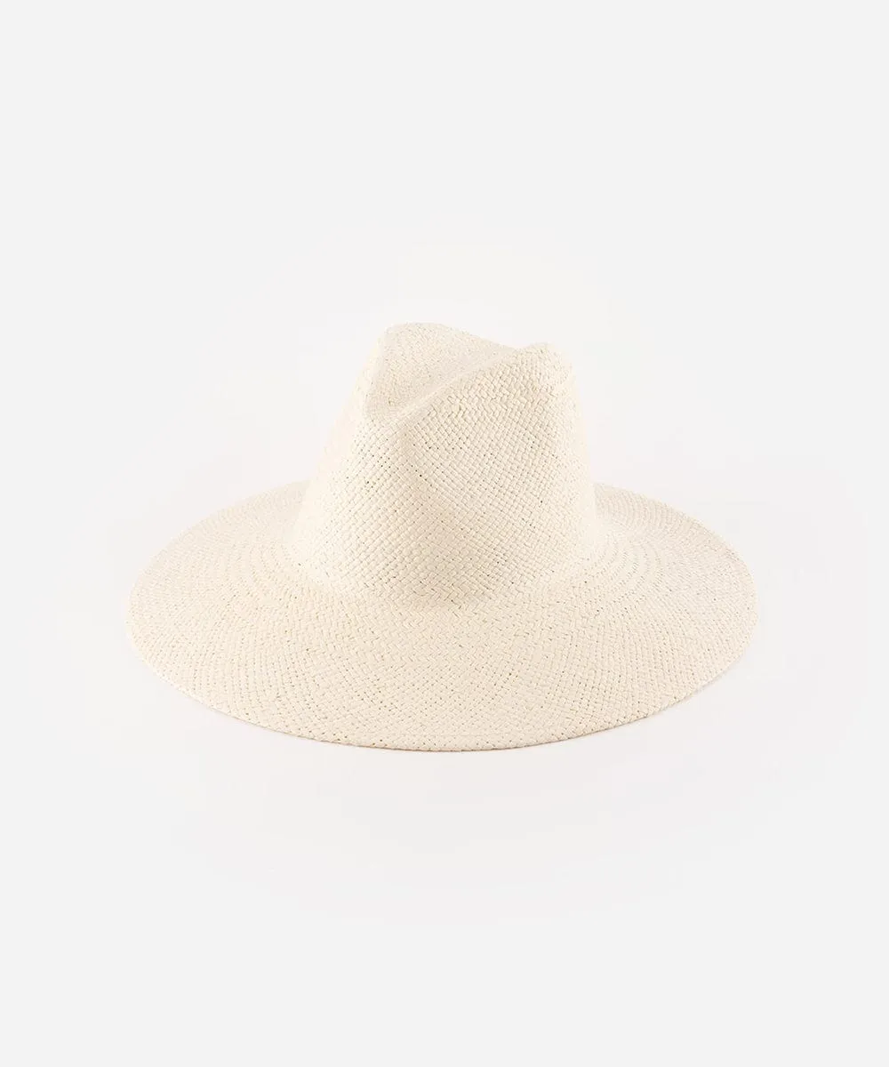 Willa Wide Brim Fedora Straw Hat sold by Gigi Pip