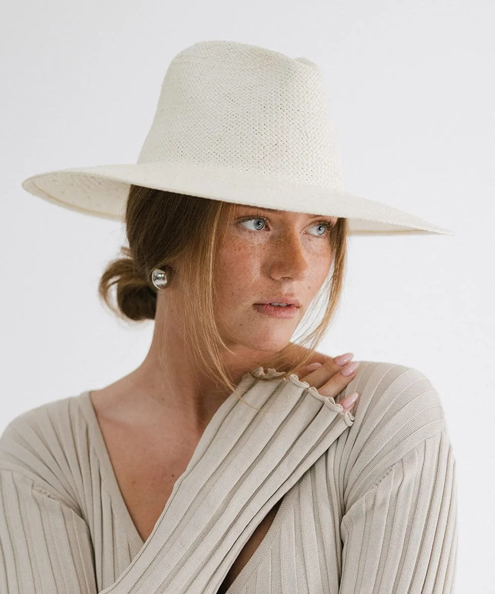 Willa Wide Brim Fedora Straw Hat sold by Gigi Pip product image thumbnail 5