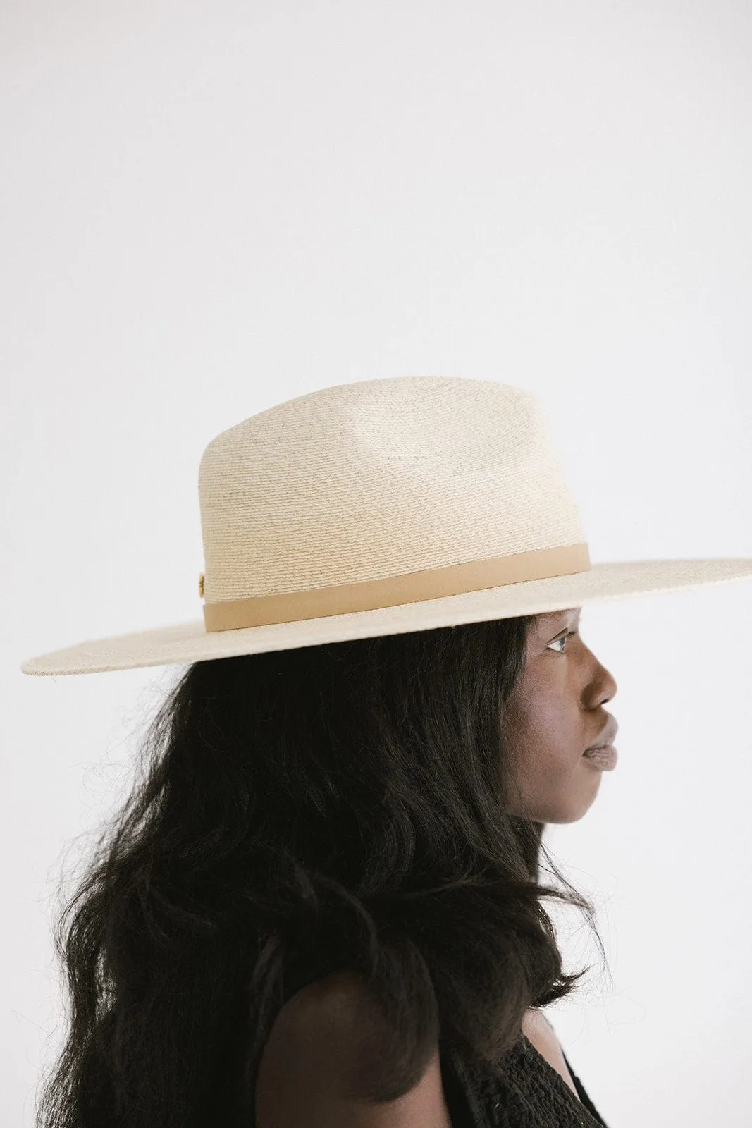 Blake Wide Brim Fedora Straw Hat sold by Gigi Pip product image thumbnail 4