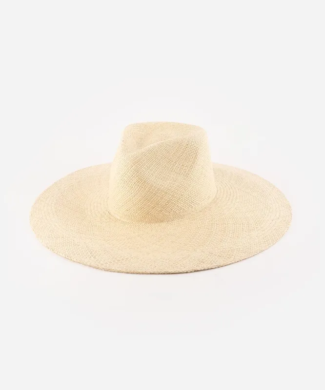 Meg Wide Brim Panama Straw Hat sold by Gigi Pip