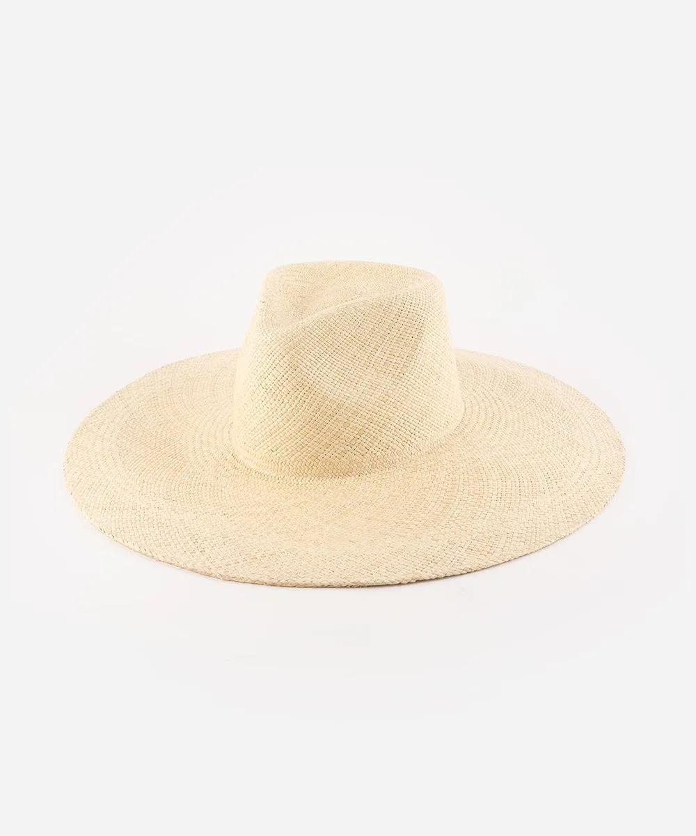 Meg Wide Brim Panama Straw Hat sold by Gigi Pip