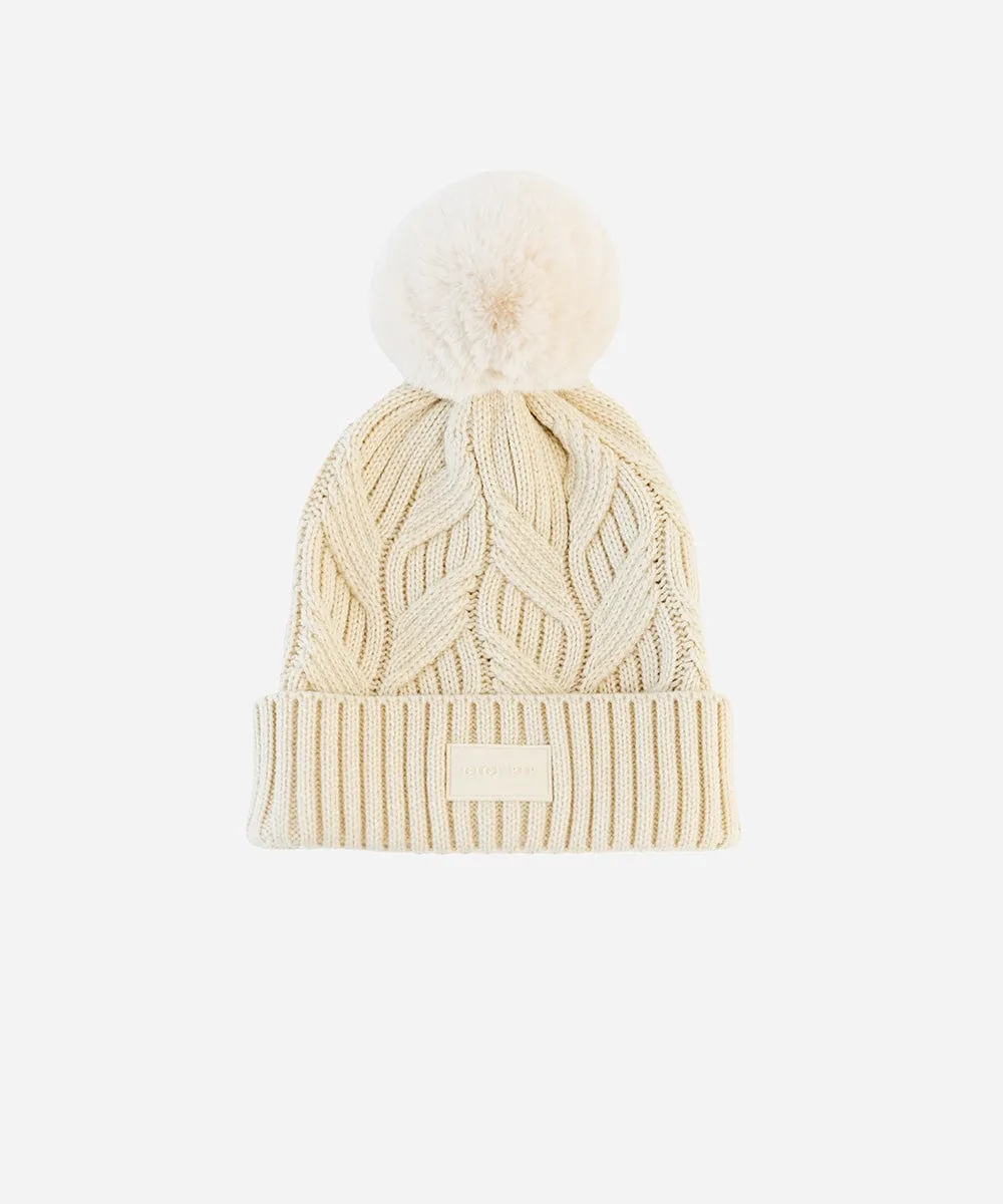 Ida Cable Knit Beanie sold by Gigi Pip