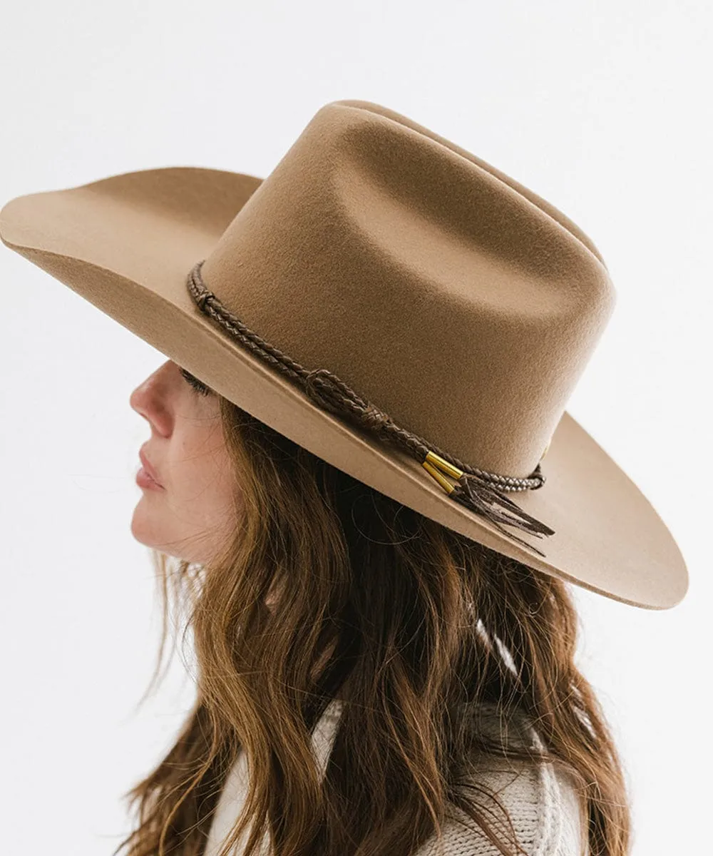 Lasso Braided Leather Hat Band sold by Gigi Pip
