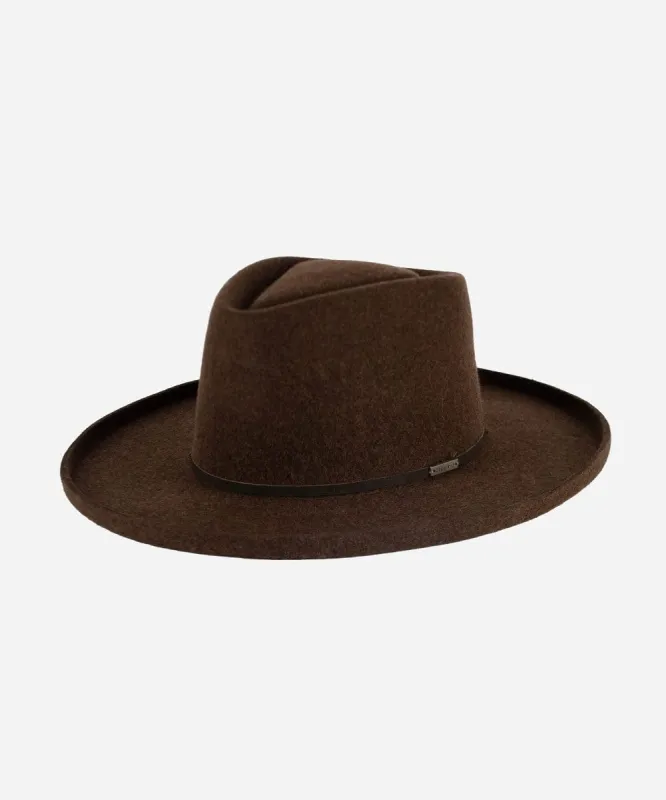 Lennon Pencil Brim Fedora Hat made by Gigi Pip