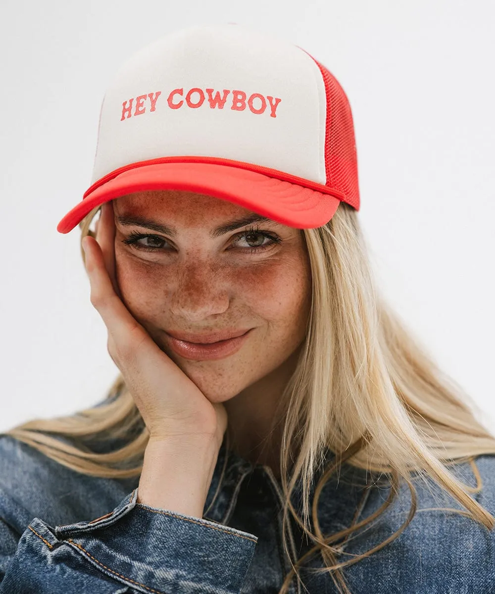 Hey Cowboy Trucker Hat sold by Gigi Pip product image thumbnail 2