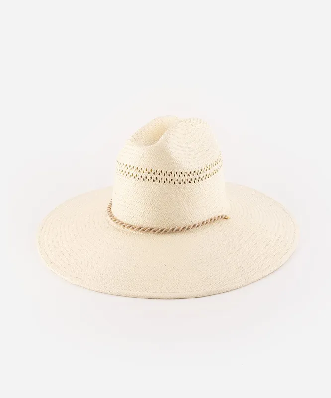 Opal Wide Brim Straw Sun Hat sold by Gigi Pip