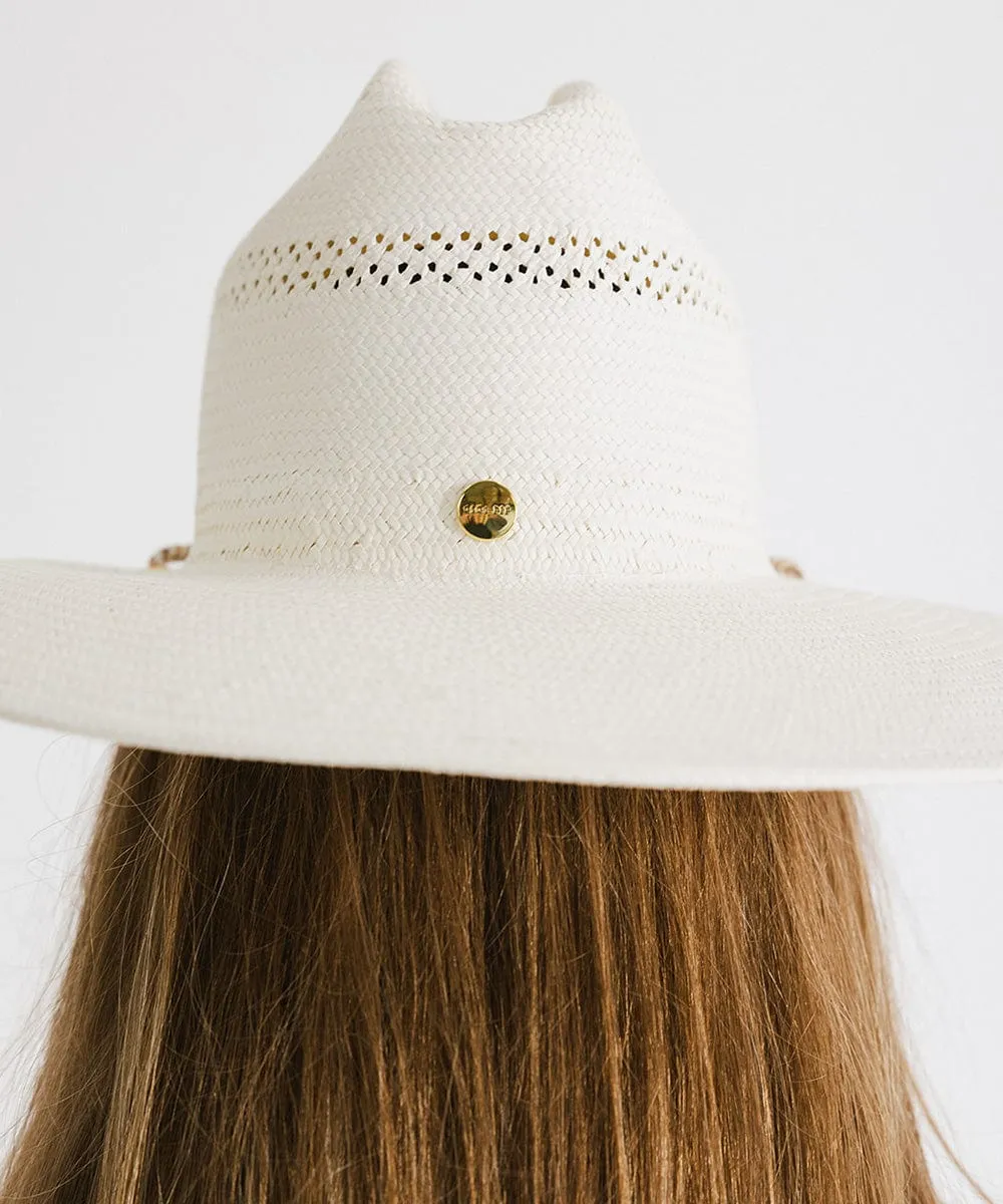 Opal Wide Brim Straw Sun Hat sold by Gigi Pip product image thumbnail 5