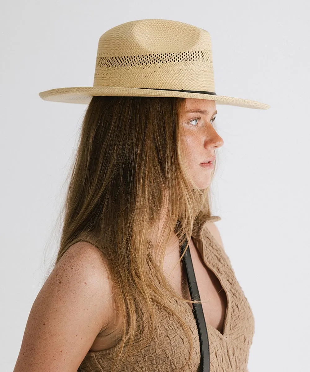 Saguaro Fedora Panama Straw Hat sold by Gigi Pip product image thumbnail 3