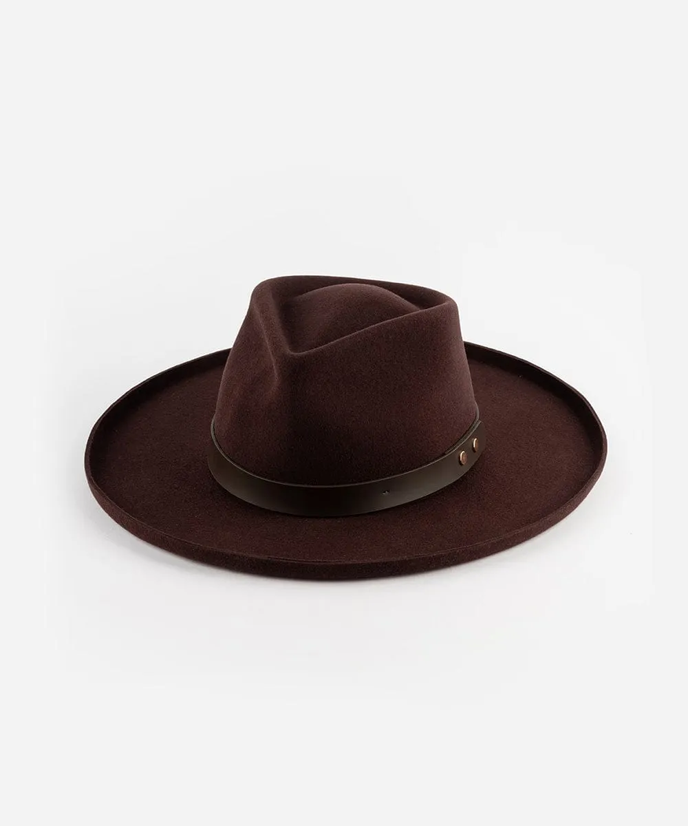 Luca Pencil Brim Fedora Hat sold by Gigi Pip