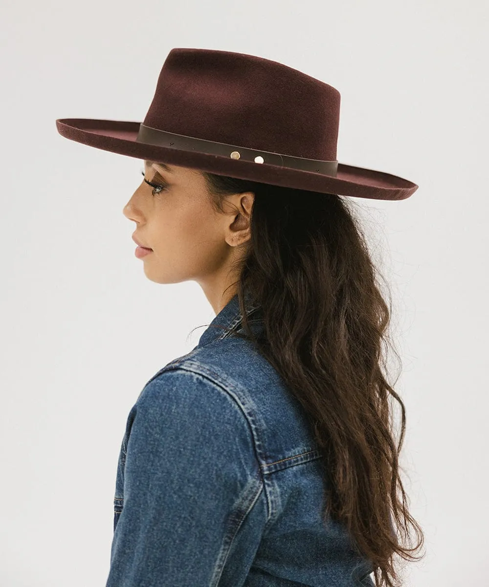 Luca Pencil Brim Fedora Hat sold by Gigi Pip product image thumbnail 4