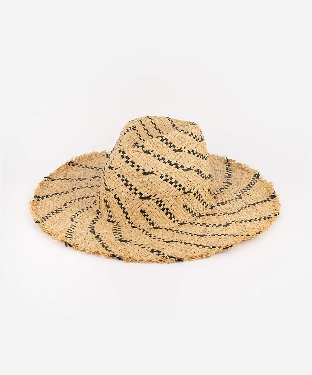 Gemma Wide Brim Straw Hat sold by Gigi Pip