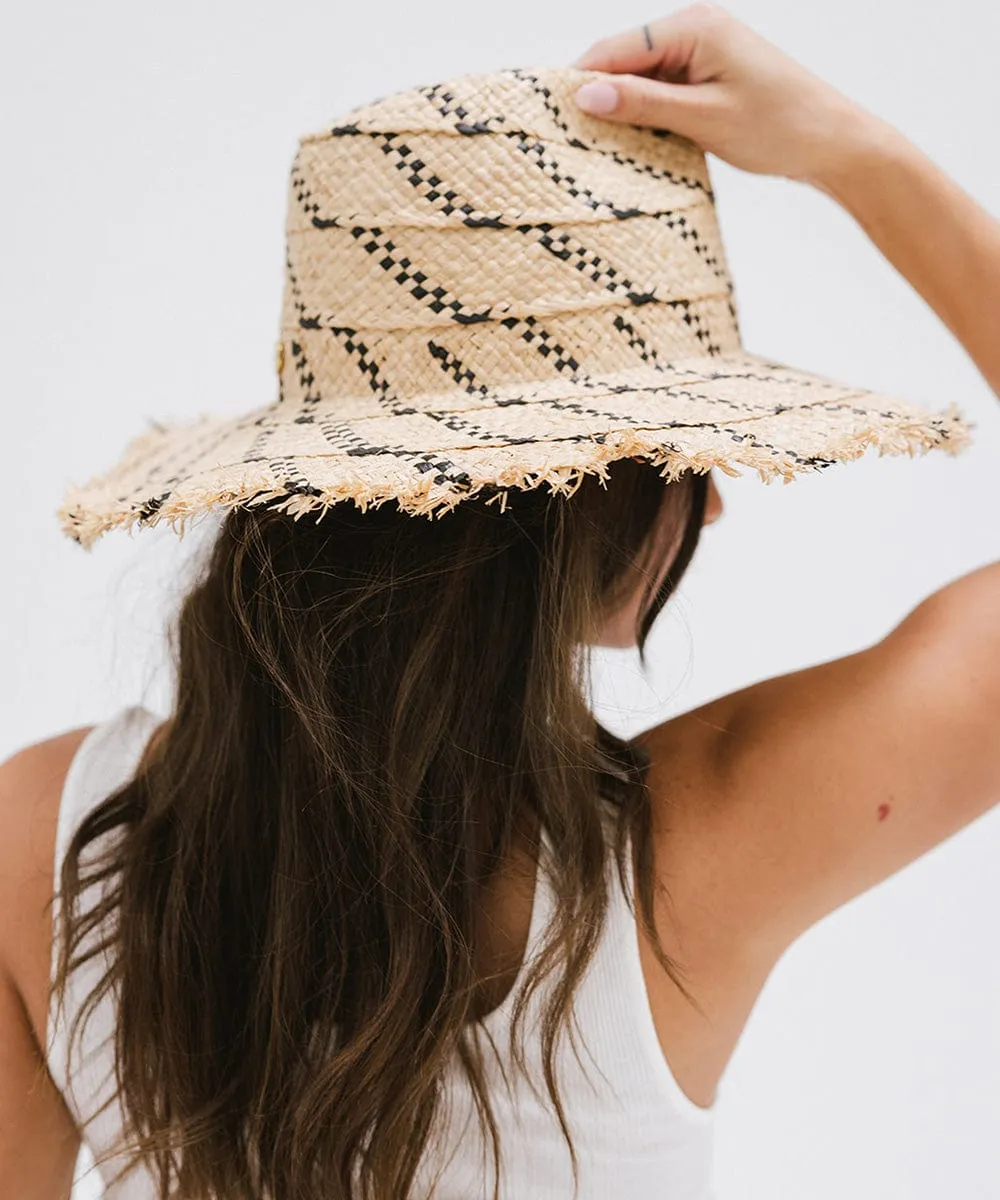 Gemma Wide Brim Straw Hat sold by Gigi Pip product image thumbnail 3