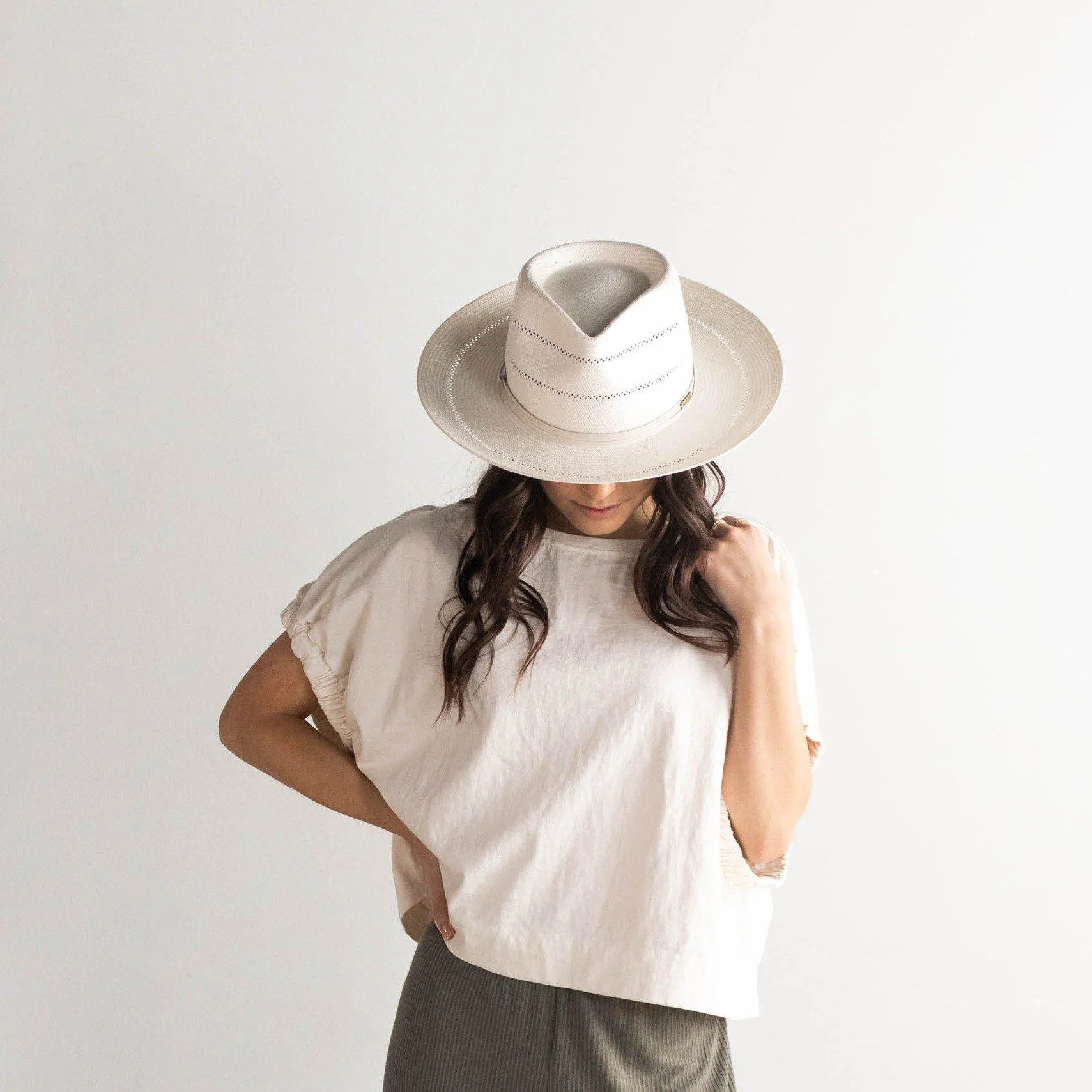 Arlo Rancher Fedora Straw Hat sold by Gigi Pip product image thumbnail 2
