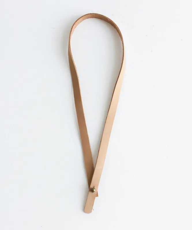 Nude Thin Leather Band sold by Gigi Pip