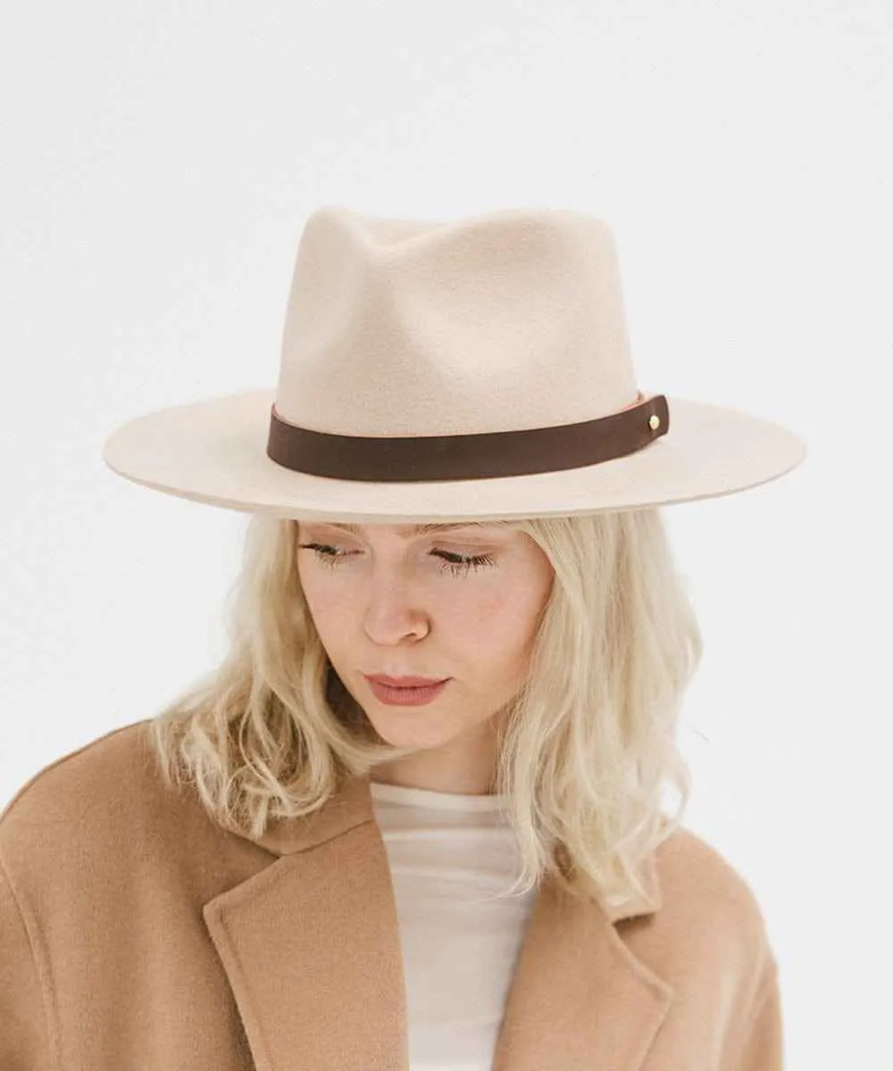 Chocolate Leather Band sold by Gigi Pip