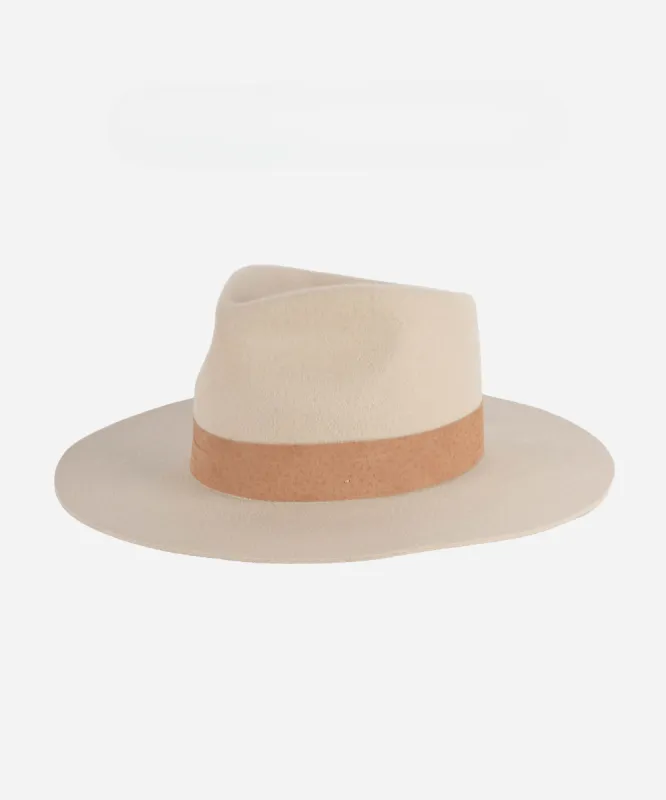 Miller Fedora - Ivory BLEMISHED sold by Gigi Pip