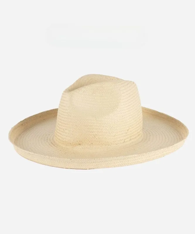 Penny Pencil Brim Fedora - Natural BLEMISHED made by Gigi Pip