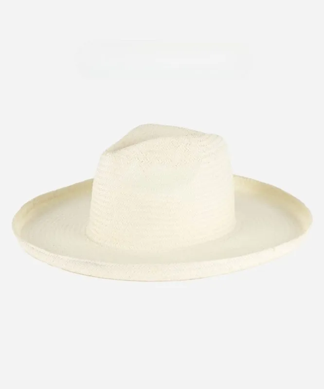 Penny Pencil Brim Fedora - White BLEMISHED made by Gigi Pip