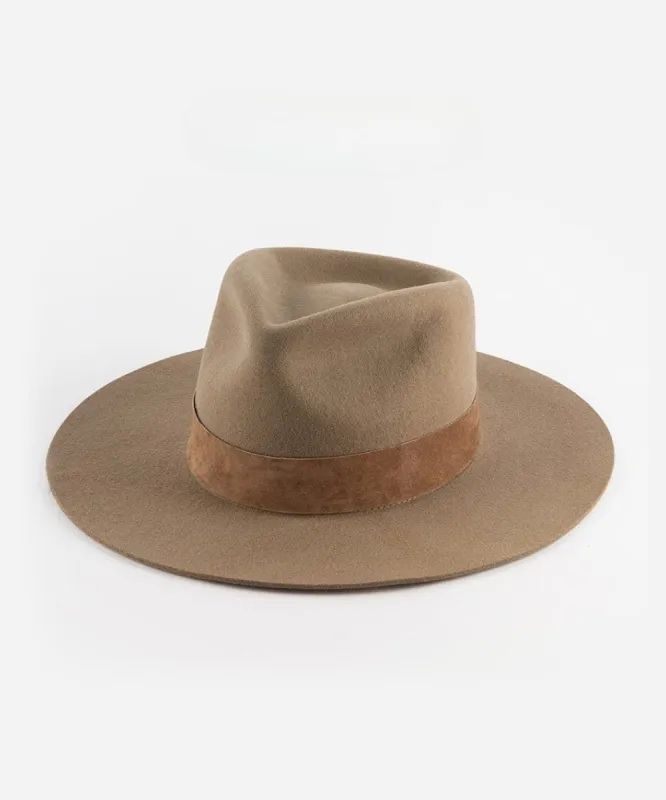 Miller Fedora - Brown BLEMISHED made by Gigi Pip