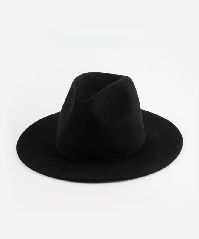 Wes Fedora - Black BLEMISHED made by Gigi Pip