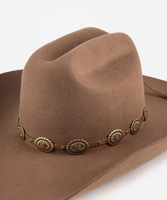 Concho Studded Hat Band made by Gigi Pip