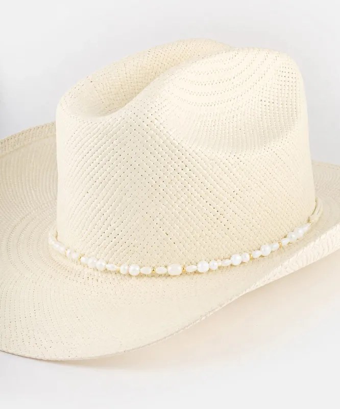 Pearl Hat Band made by Gigi Pip