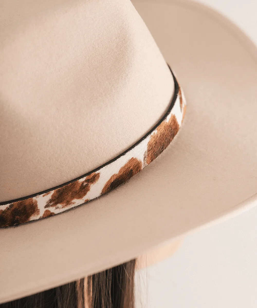 Cowhide Hat Band sold by Gigi Pip product image thumbnail 4