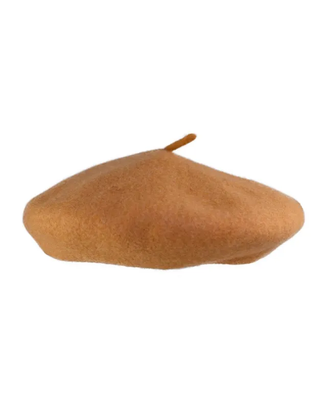 The Belle Beret - Mustard sold by Fallen Broken Street
